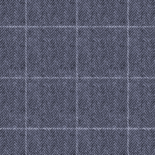Blue Tweed Check
